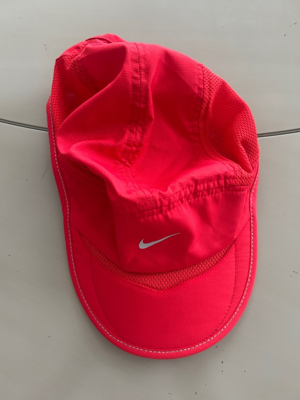 Nike Kids Red Sport Cap with Reflective Swoosh